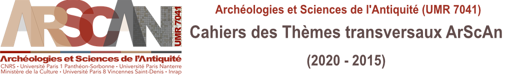 Cahiers des Thèmes transversaux ArScAn (2000 - 2015)